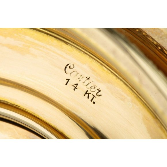 Cartier Thermos Flask/Bottle 14k Yellow and White Gold Very Rare Vintage Piece - Picture 5 of 5